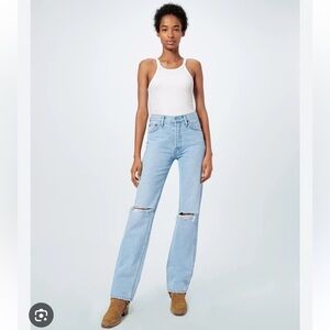 RE/DONE 90s high rise loose jeans size 26